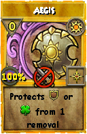 Wizard101 Sun spell card: Aegis, Spell ID 760