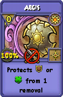 Wizard101 Sun spell card: Aegis, Spell ID 760