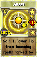 Wizard101 Star spell card: Adapt, Spell ID 880