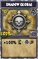 Wizard101 Shadow spell card: Shadow Global, Spell ID 123