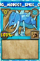 Wizard101 Ice spell card: BG_Mob001_Spell_01, Spell ID 985