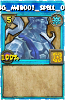 Wizard101 Ice spell card: BG_Mob001_Spell_06, Spell ID 734