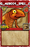 Wizard101 Fire spell card: BG_Mob004_Spell_02, Spell ID 895