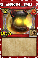 Wizard101 Fire spell card: BG_Mob004_Spell_03, Spell ID 931