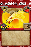 Wizard101 Fire spell card: BG_Mob004_Spell_04, Spell ID 807