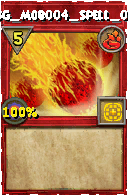 Wizard101 Fire spell card: BG_Mob004_Spell_06, Spell ID 724