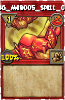 Wizard101 Fire spell card: BG_Mob005_Spell_02, Spell ID 897