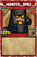 Wizard101 Fire spell card: BG_Mob005_Spell_03, Spell ID 933