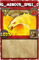 Wizard101 Fire spell card: BG_Mob005_Spell_07, Spell ID 770