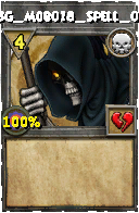Wizard101 Death spell card: BG_Mob018_Spell_05, Spell ID 849
