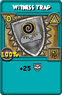 Wizard101 Myth spell card: Witness Trap, Spell ID 153