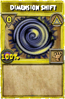 Wizard101 Myth spell card: Dimension Shift, Spell ID 557