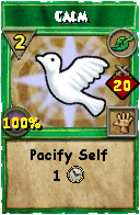 Wizard101 Life spell card: Calm, Spell ID 70