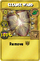 Wizard101 Life spell card: Cleanse Ward, Spell ID 917