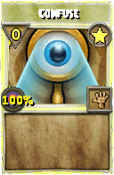 Wizard101 Star spell card: Confuse, Spell ID 955