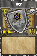 Wizard101 Death spell card: Hex, Spell ID 888