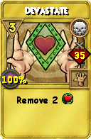 Wizard101 Death spell card: Devastate, Spell ID 526