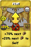 Wizard101 Death spell card: Feint, Spell ID 914