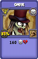 Wizard101 Death spell card: Ghoul, Spell ID 707