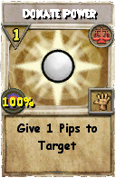 Wizard101 Balance spell card: Donate Power, Spell ID 208