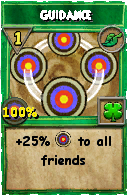 Wizard101 Life spell card: Guidance, Spell ID 298