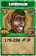 Wizard101 Life spell card: Leprechaun, Spell ID 830