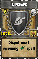 Wizard101 Death spell card: Lifebane, Spell ID 997