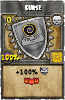 Wizard101 Death spell card: Curse, Spell ID 120