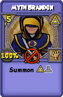 Wizard101 Myth spell card: Myth Brandon, Spell ID 671