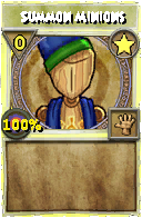 Wizard101 Star spell card: Summon Minions, Spell ID 282
