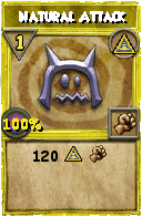 Wizard101 Myth spell card: Natural Attack, Spell ID 556