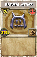 Wizard101 Balance spell card: Natural Attack, Spell ID 193