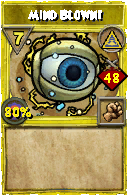 Wizard101 Myth spell card: Mind Blown!, Spell ID 338