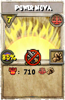 Wizard101 Balance spell card: Power Nova, Spell ID 318
