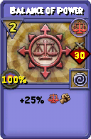 Wizard101 Balance spell card: Balance of Power, Spell ID 746
