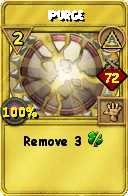 Wizard101 Myth spell card: Purge, Spell ID 610