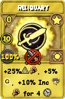 Wizard101 Star spell card: Reliquary, Spell ID 969