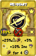 Wizard101 Star spell card: Reliquary, Spell ID 272