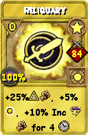 Wizard101 Star spell card: Reliquary, Spell ID 259