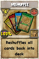Wizard101 Balance spell card: Reshuffle, Spell ID 542