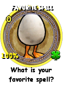Wizard101 School 16 spell card: Favorite Spell, Spell ID 16