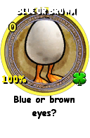 Wizard101 School 16 spell card: Blue or Brown, Spell ID 46