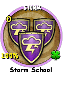 Wizard101 School 16 spell card: Storm, Spell ID 18