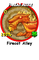 Wizard101 School 16 spell card: Firecat Alley, Spell ID 20