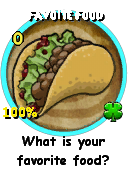 Wizard101 School 16 spell card: Favoite Food, Spell ID 25