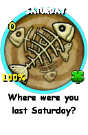 Wizard101 School 16 spell card: Saturday, Spell ID 19