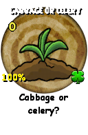 Wizard101 School 16 spell card: Cabbage or celery, Spell ID 31