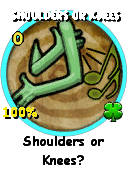 Wizard101 School 16 spell card: Shoulders or Knees, Spell ID 49