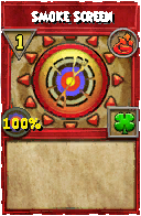 Wizard101 Fire spell card: Smoke Screen, Spell ID 388