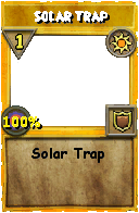 Wizard101 Sun spell card: Solar Trap, Spell ID 751